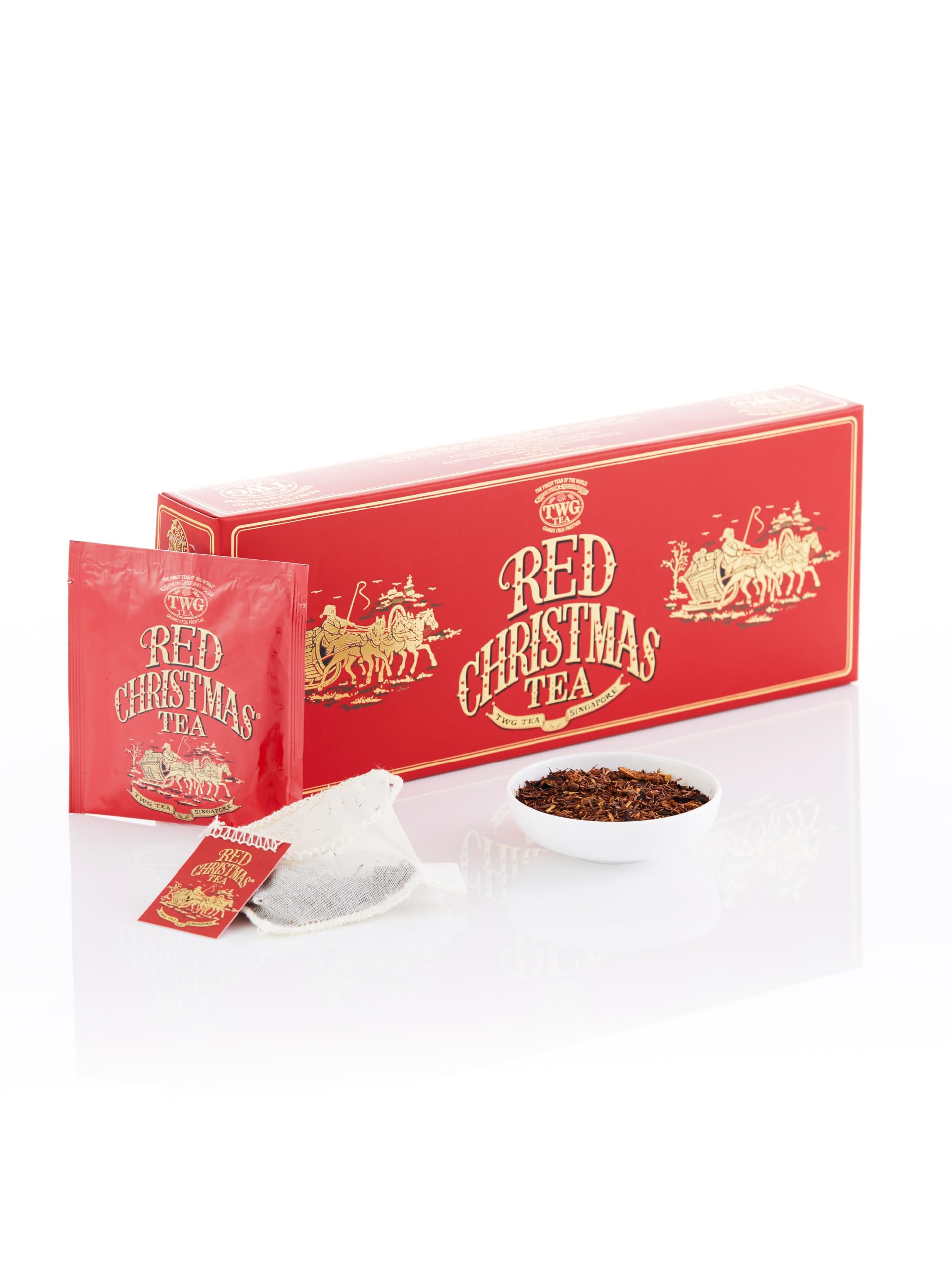 新品未開封:TWG RED CHRISTMAS TEA コットンティーバッグ TWG Tea | Red Christmas Tea | Rooibos Tea | Hibiscus, Orange